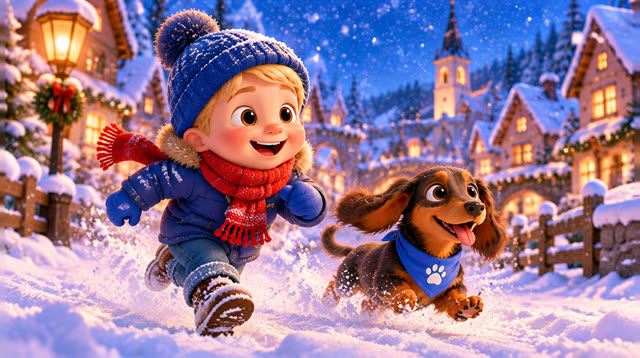 Scene 5 - ⛄ Hop, hop, Martin jede!