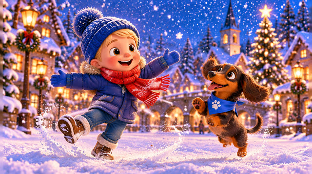 Scene 8 - ⛄ Hop, hop, Martin jede!