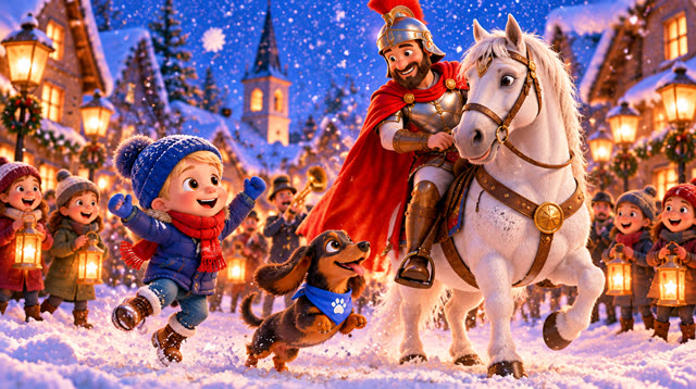 Scene 12 - ⛄ Hop, hop, Martin jede!
