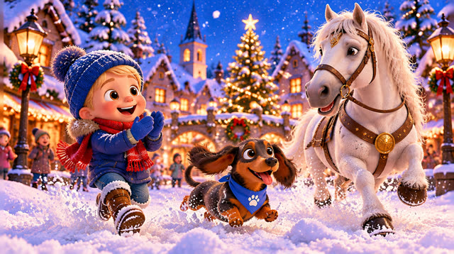 Scene 13 - ⛄ Hop, hop, Martin jede!