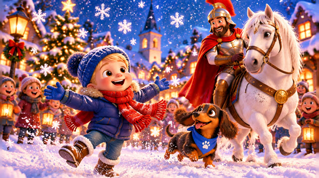 Scene 14 - ⛄ Hop, hop, Martin jede!