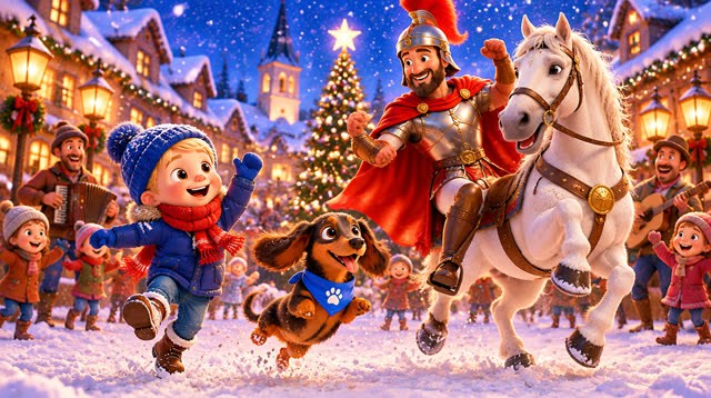 Scene 16 - ⛄ Hop, hop, Martin jede!