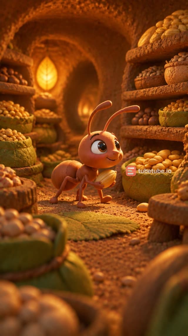 Scene 10 - La hormiguita y el invierno