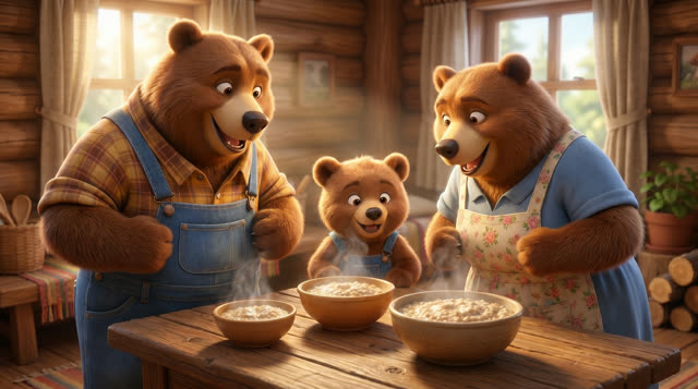 Scene 7 - Boucle d'Or et les Trois Ours