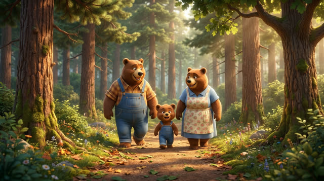 Scene 8 - Boucle d'Or et les Trois Ours