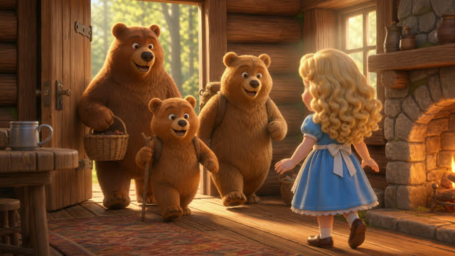Scene 27 - Boucle d'Or et les Trois Ours