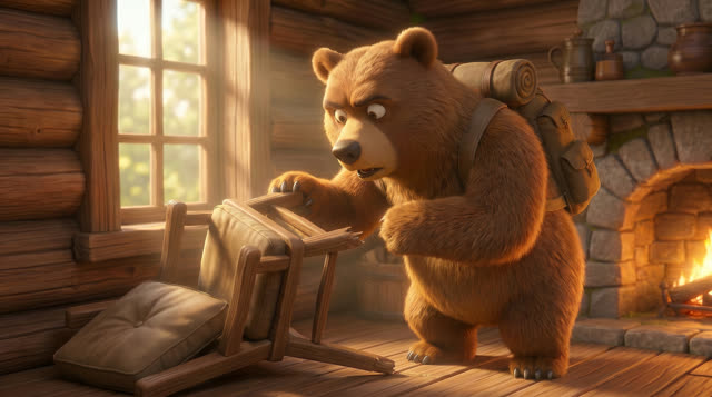 Scene 32 - Boucle d'Or et les Trois Ours