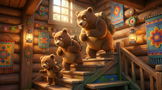 Scene 34 - Boucle d'Or et les Trois Ours