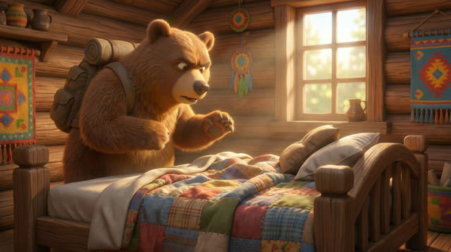 Scene 35 - Boucle d'Or et les Trois Ours