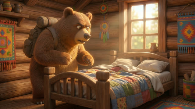 Scene 36 - Boucle d'Or et les Trois Ours