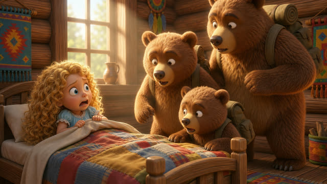 Scene 38 - Boucle d'Or et les Trois Ours