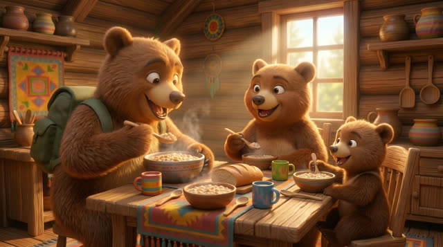Scene 44 - Boucle d'Or et les Trois Ours