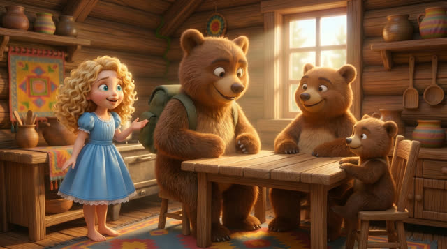 Scene 45 - Boucle d'Or et les Trois Ours