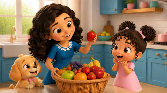 Scene 8 - Fruits & Mia