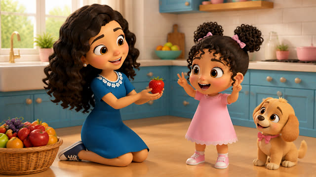 Scene 9 - Fruits & Mia