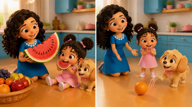 Scene 18 - Fruits & Mia