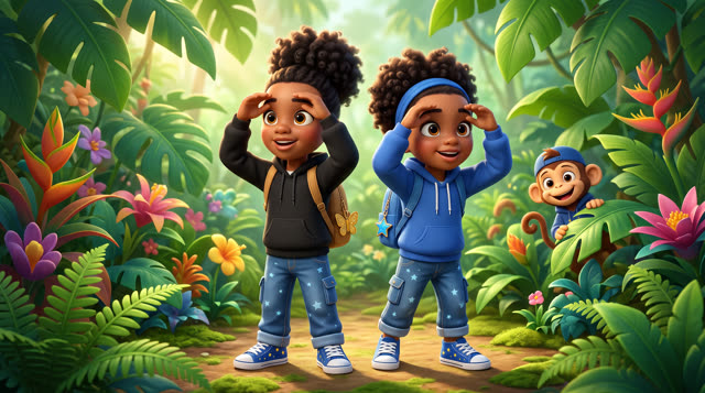 Scene 3 - Where De Monkey Hiding