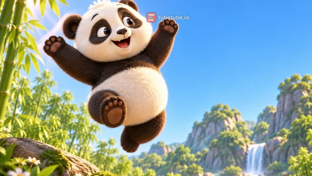 Scene 6 - Le petit panda et les couleurs