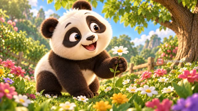Scene 8 - Le petit panda et les couleurs