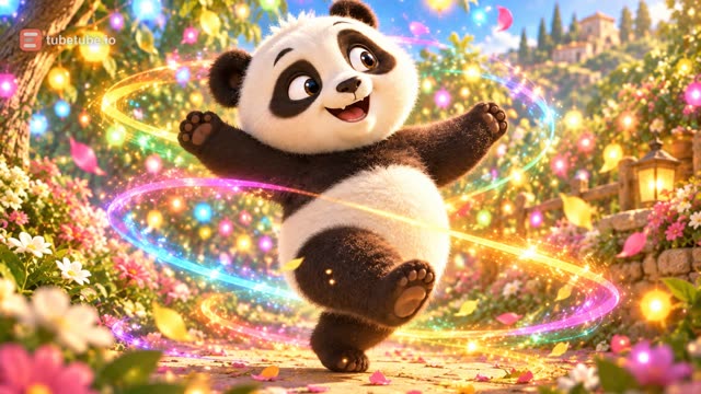 Scene 9 - Le petit panda et les couleurs