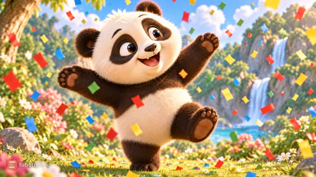 Scene 12 - Le petit panda et les couleurs