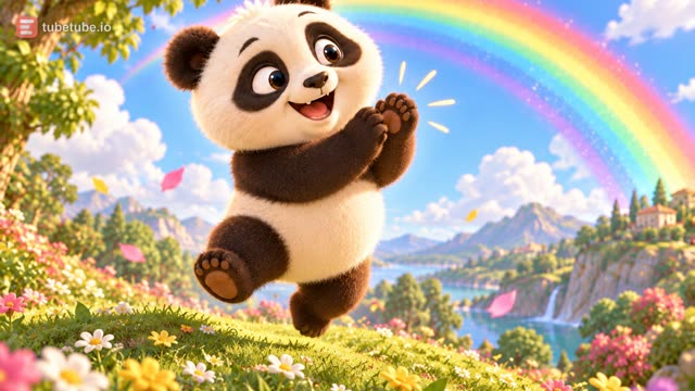 Scene 13 - Le petit panda et les couleurs