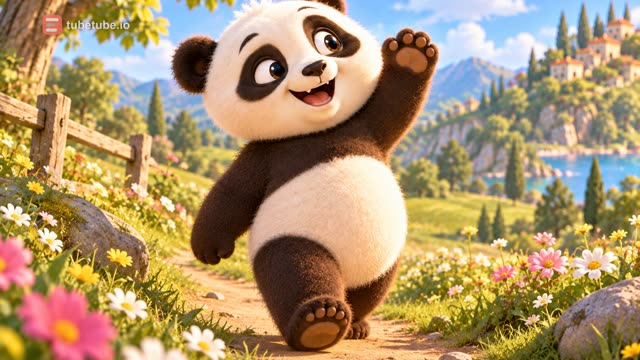 Scene 15 - Le petit panda et les couleurs