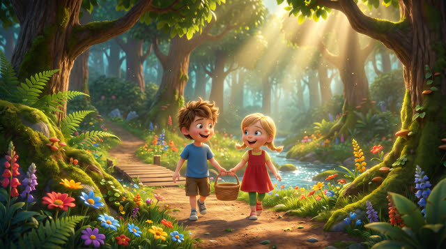 Scene 4 - Promenons-nous dans les Bois