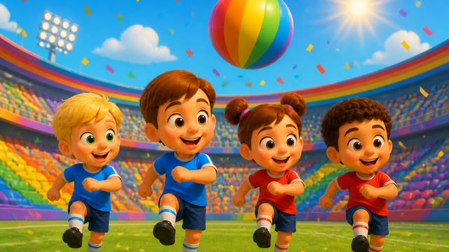 Scene 7 - La chanson du foot pour les petits | Comptine animée
