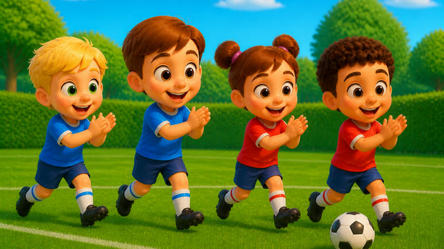 Scene 9 - La chanson du foot pour les petits | Comptine animée