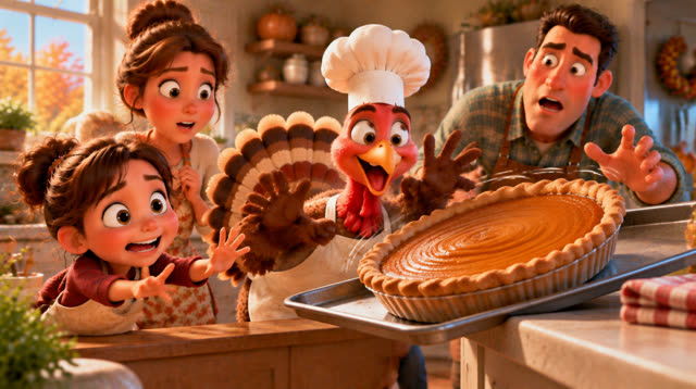 Scene 11 - The turkey who wanted to be a chef