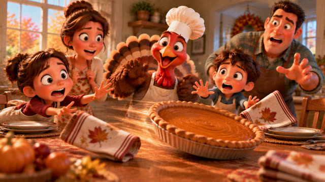 Scene 12 - The turkey who wanted to be a chef