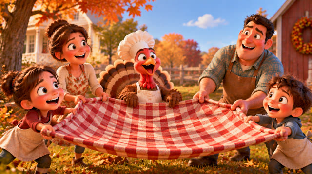 Scene 15 - The turkey who wanted to be a chef