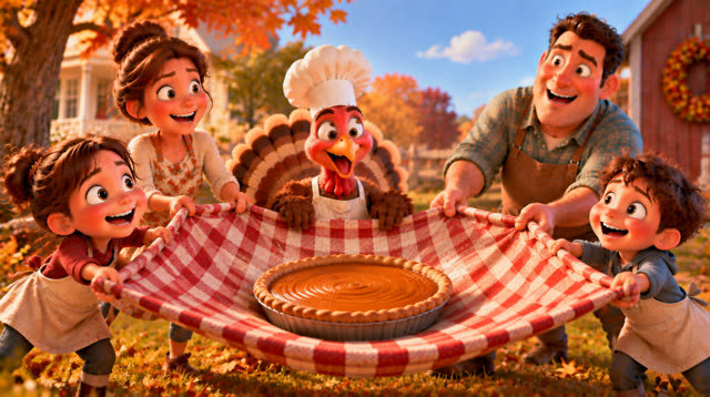 Scene 16 - The turkey who wanted to be a chef