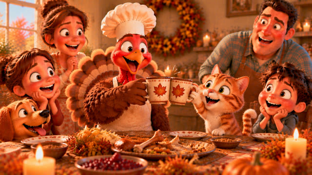 Scene 26 - The turkey who wanted to be a chef