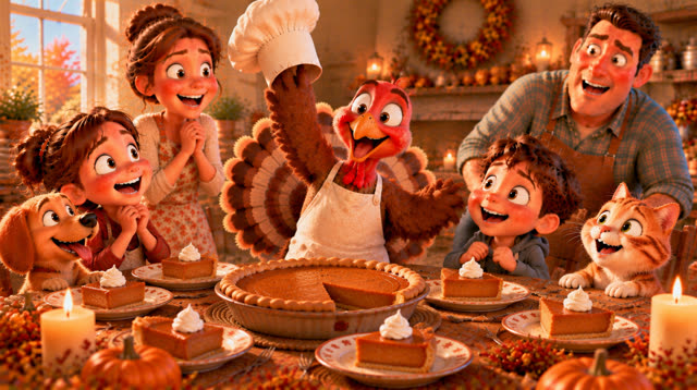 Scene 28 - The turkey who wanted to be a chef