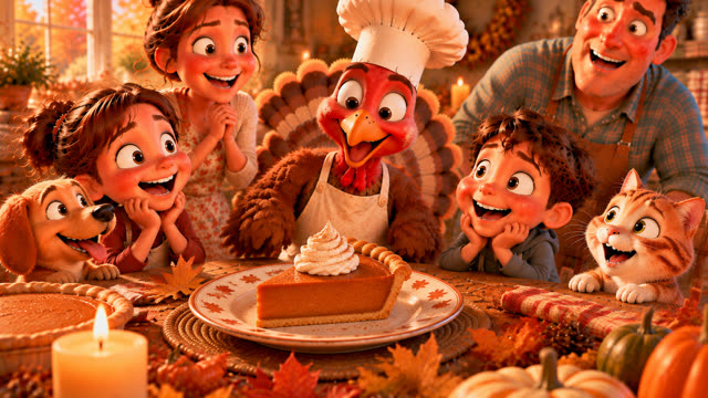 Scene 29 - The turkey who wanted to be a chef
