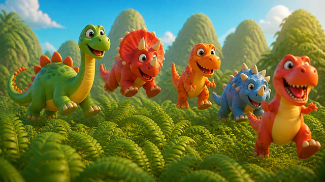 Scene 5 - Dinosaur Dance Party!