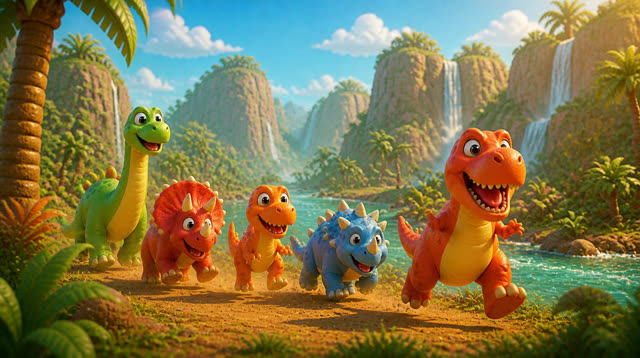Scene 7 - Dinosaur Dance Party!
