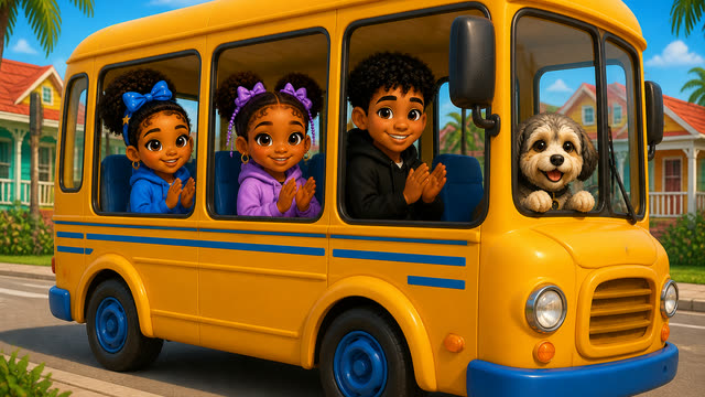 Scene 2 - The Wheels on the Bus | Round and Round on the Soca Bus