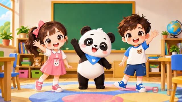 Scene 8 - 你好！Mandarin Action Song