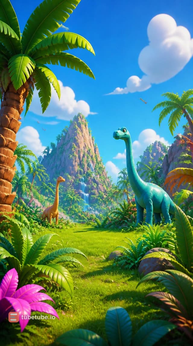 Scene 2 - Rainbow Dino Dance