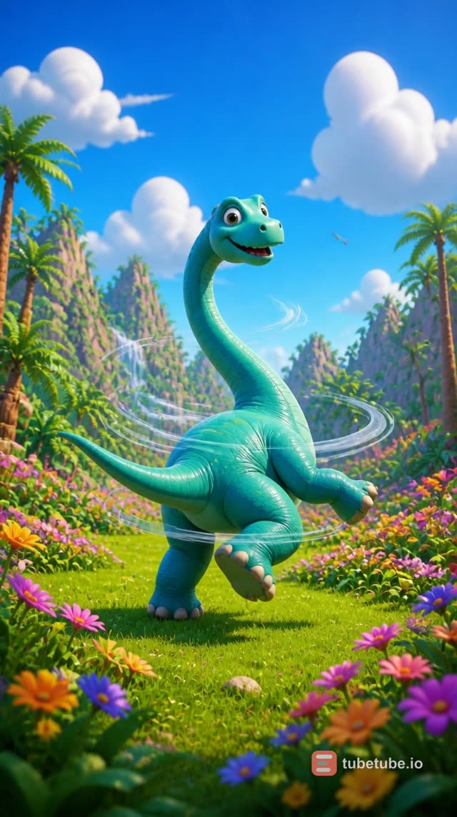 Scene 4 - Rainbow Dino Dance