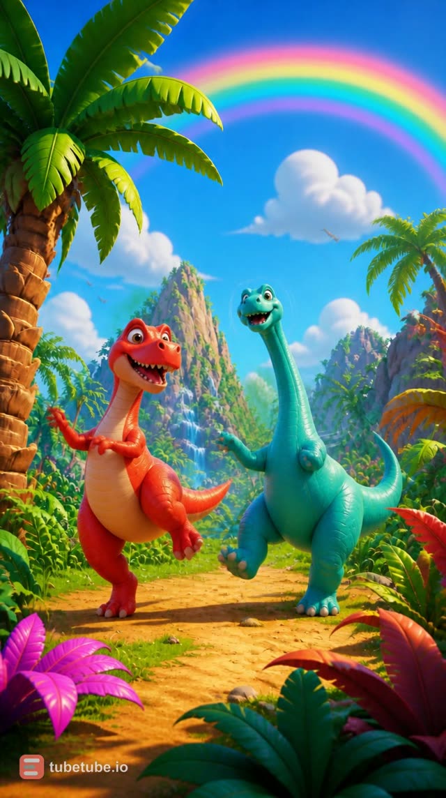 Scene 7 - Rainbow Dino Dance