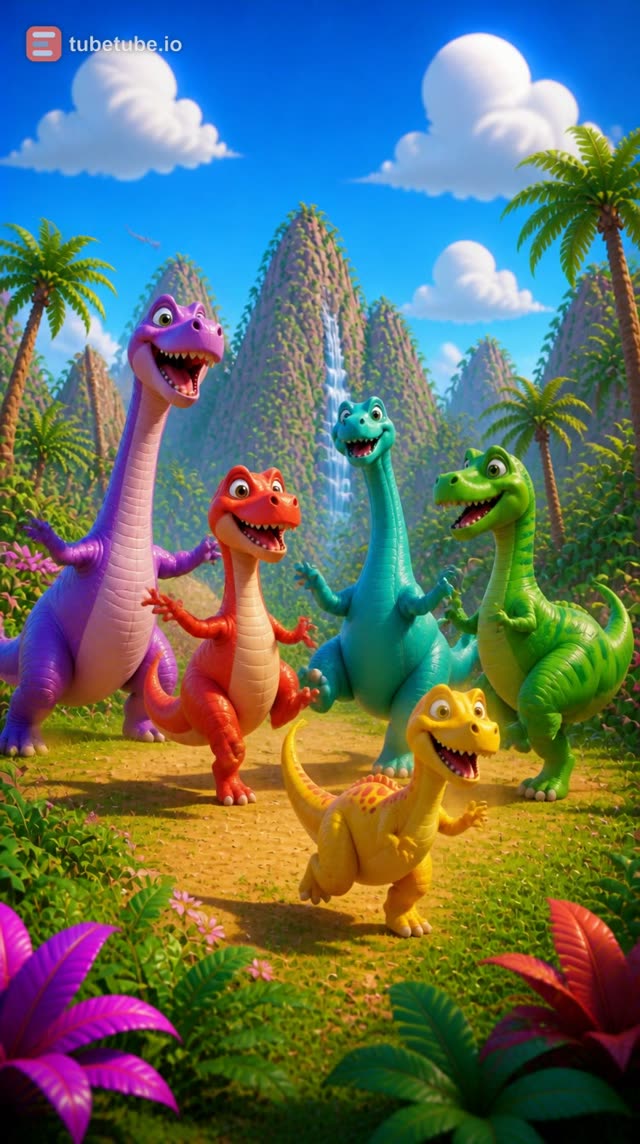 Scene 10 - Rainbow Dino Dance