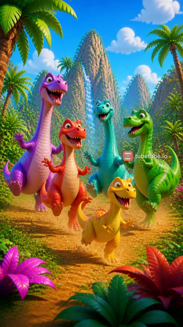 Scene 11 - Rainbow Dino Dance