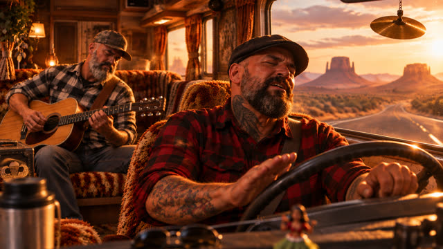 Scene 1 - Def Skynyrd Let Her Go Dan back of RV