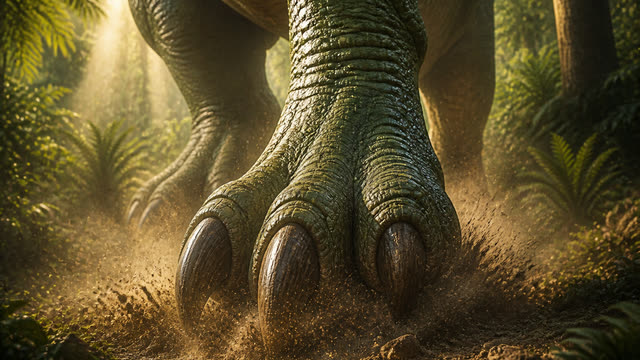 Scene 4 - Dino Stomp and Roar