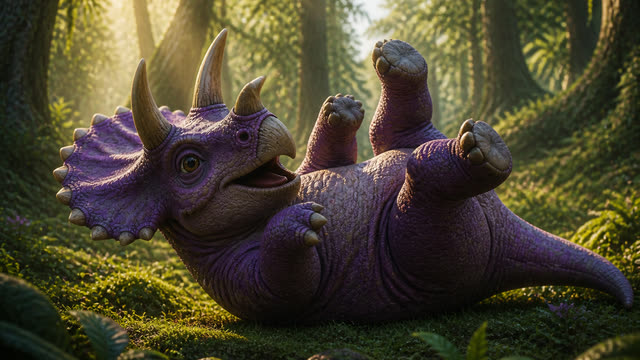 Scene 5 - Dino Stomp and Roar