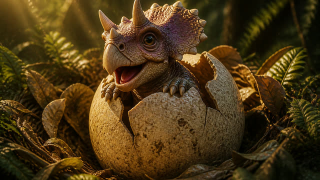 Scene 9 - Dino Stomp and Roar